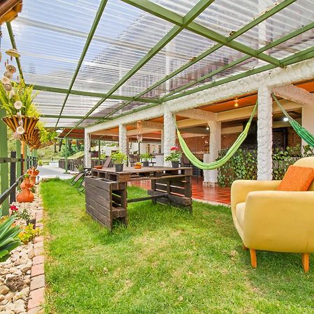 Cabana Tipo Glamping Savieza Life Experience Nemocon Exterior foto