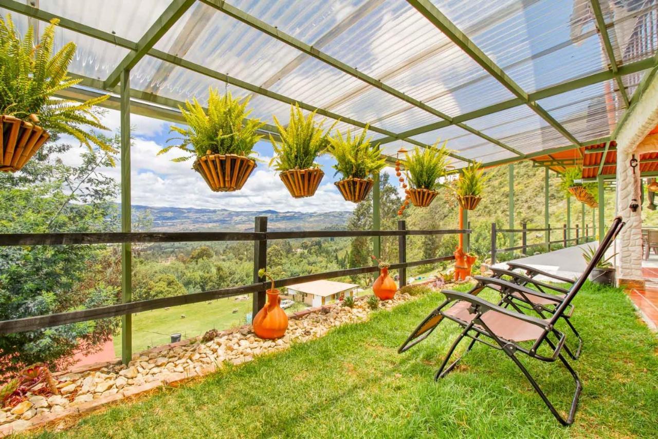 Cabana Tipo Glamping Savieza Life Experience Nemocon Exterior foto