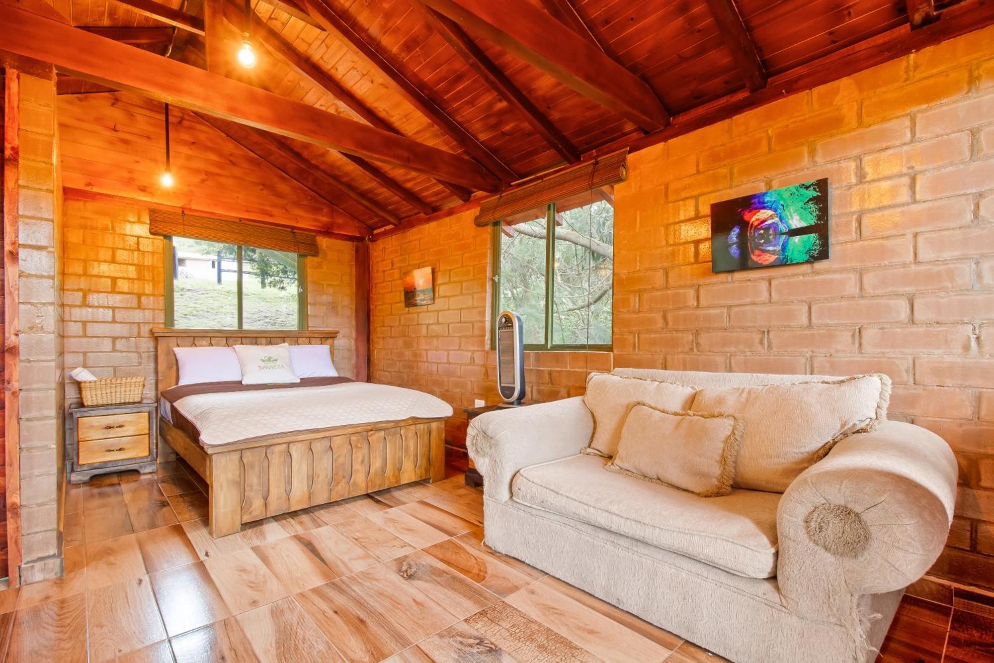 Cabana Tipo Glamping Savieza Life Experience Nemocon Exterior foto